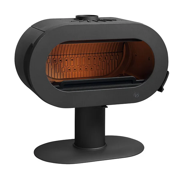 Poêle à bois fonte Fifty sur pied – 10Kw INVICTA